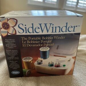 Portable bobbin winder for sewing